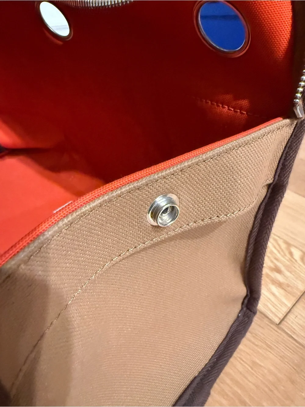 Hermes Fauve Canvas Dog Carrier